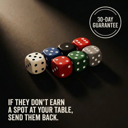 Large 25mm Mana Tracking Dice | All MTG Colors | Set of 6