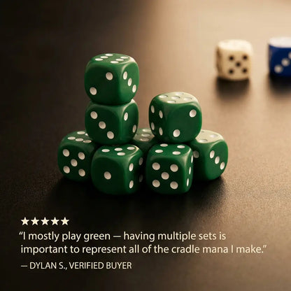 Large 25mm Mana Tracking Dice | All MTG Colors | Set of 6