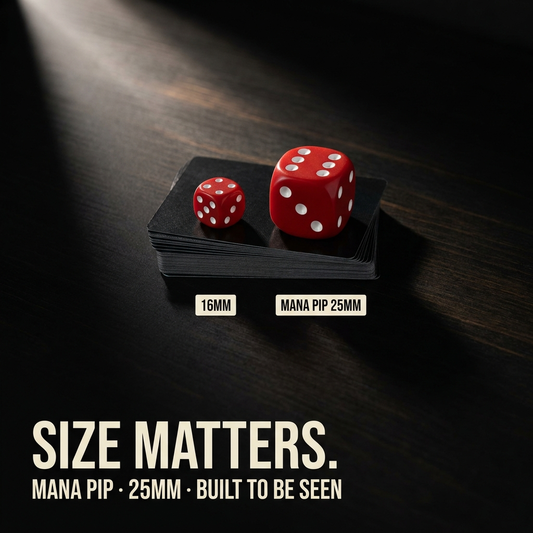 Large 25mm Mana Tracking Dice | All MTG Colors | Set of 6